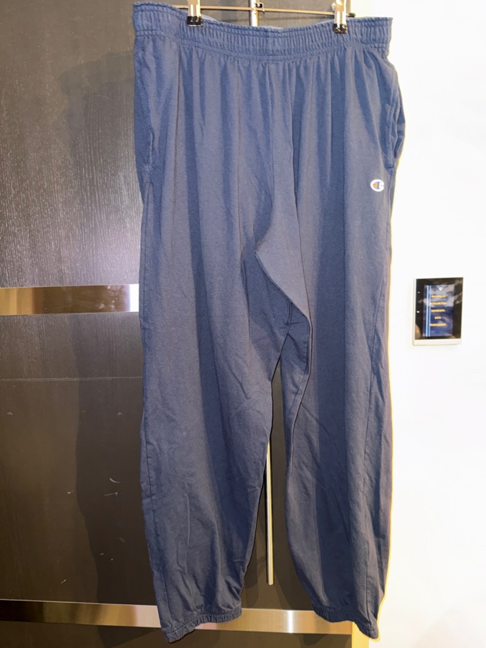 Champion Navy Blue Track Sweatpants - LIKE NEW- XL